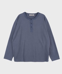 LIEU HOMME（リュウオム）の「LIEU HOMME／ヘンリーネックロングスリーブ（Tシャツ/カットソー）」