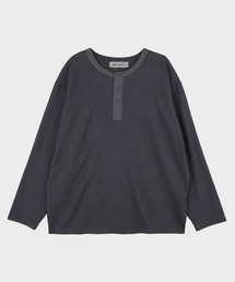 LIEU HOMME（リュウオム）の「LIEU HOMME／ヘンリーネックロングスリーブ（Tシャツ/カットソー）」