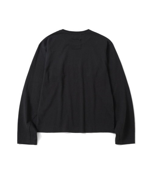 DOHAS（ドハス）の「アシンメトリー切替ロングスリーブ[ブラック]（Tシャツ/カットソー・レディース・その他・LARGE/MEDIUM）」の2枚目の写真