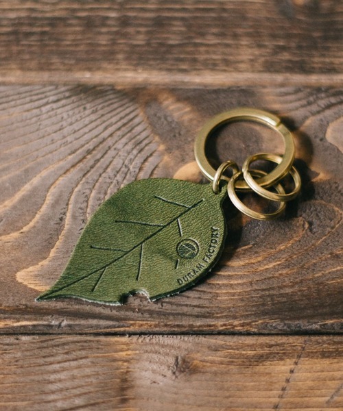 DURAM ドゥラム レザー リーフキーホルダー 14032 キーリング