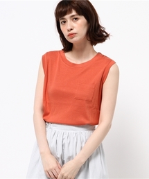 Heather | 【冷感機能素材】ノースリポケTEE  724169(Tシャツ/カットソー)