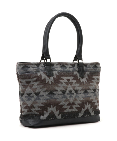 VENCEEXCHANGE（ヴァンスエクスチェンジ）の「オルテガトートバッグ             （トートバッグ・メンズ・ブラウン/グレー・FREE）」の3枚目の写真