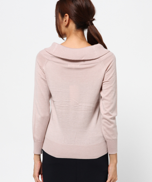 PROPORTION BODY DRESSING(プロポーションボディドレッシング)の「【CanCam11月号掲載】ポイントカラーニット(ニット/セーター・レディース・ブラック/グレー系その他/ピンク/ホワイト系その他・FREE)」の7枚目の写真
