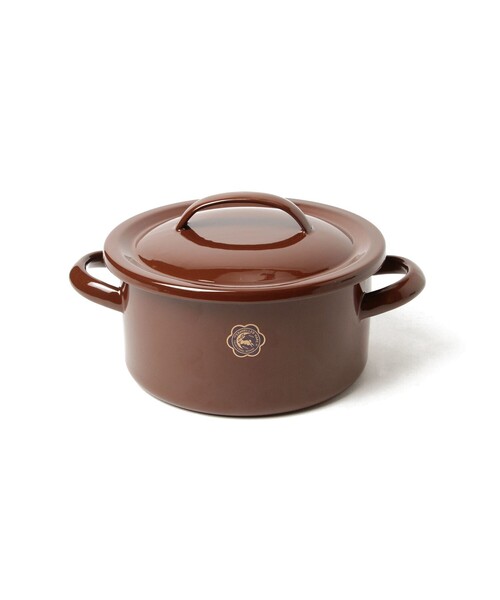 BEAMS JAPAN（ビームス　ジャパン）の「月兎印 / 琺瑯 キャセロール 19cm（鍋/フライパン・メンズ・ブラウン/レッド/オフホワイト/ブラック/ホワイト・ONE SIZE）」の4枚目の写真