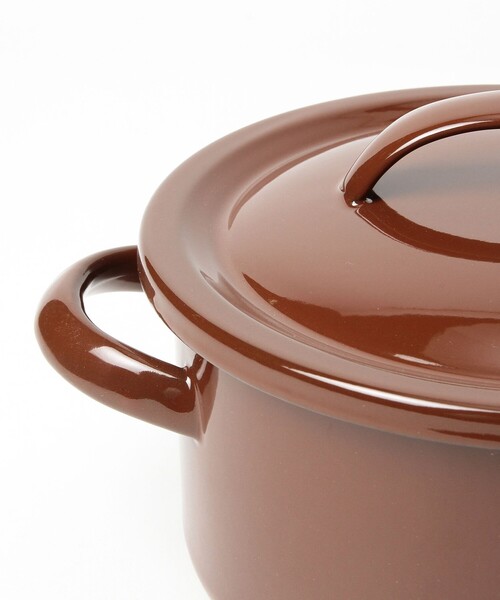 BEAMS JAPAN（ビームス　ジャパン）の「月兎印 / 琺瑯 キャセロール 19cm（鍋/フライパン・メンズ・ブラウン/レッド/オフホワイト/ブラック/ホワイト・ONE SIZE）」の16枚目の写真