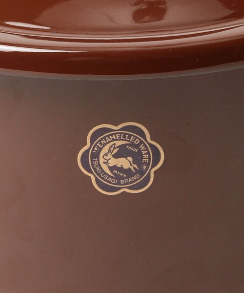 BEAMS JAPAN（ビームス　ジャパン）の「月兎印 / 琺瑯 キャセロール 19cm（鍋/フライパン・メンズ・ブラウン/レッド/オフホワイト/ブラック/ホワイト・ONE SIZE）」の15枚目の写真