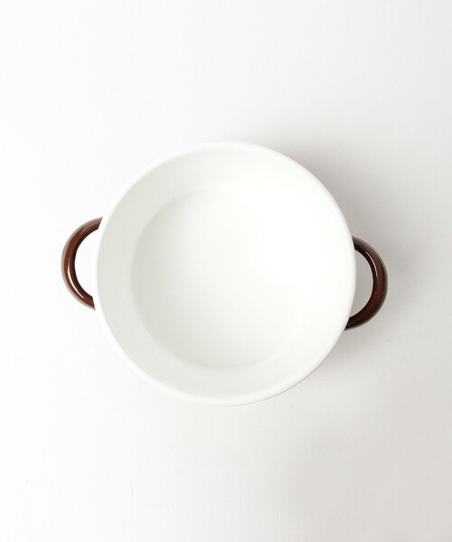 BEAMS JAPAN（ビームス　ジャパン）の「月兎印 / 琺瑯 キャセロール 19cm（鍋/フライパン・メンズ・ブラウン/レッド/オフホワイト/ブラック/ホワイト・ONE SIZE）」の14枚目の写真