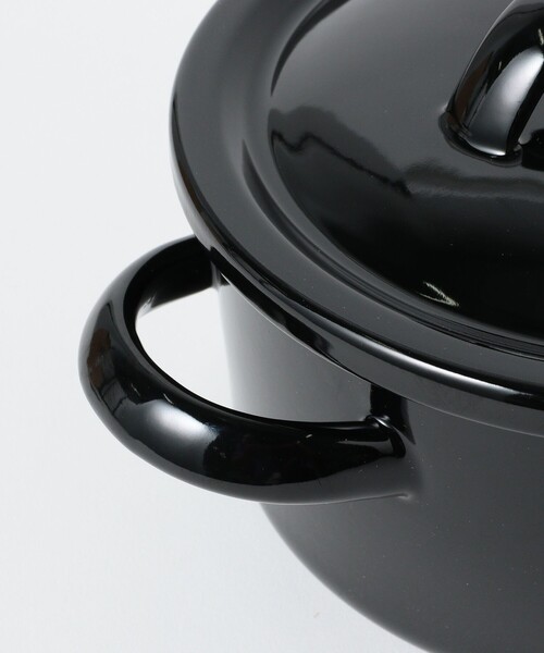 BEAMS JAPAN（ビームス　ジャパン）の「月兎印 / 琺瑯 キャセロール 19cm（鍋/フライパン・メンズ・ブラウン/レッド/オフホワイト/ブラック/ホワイト・ONE SIZE）」の9枚目の写真