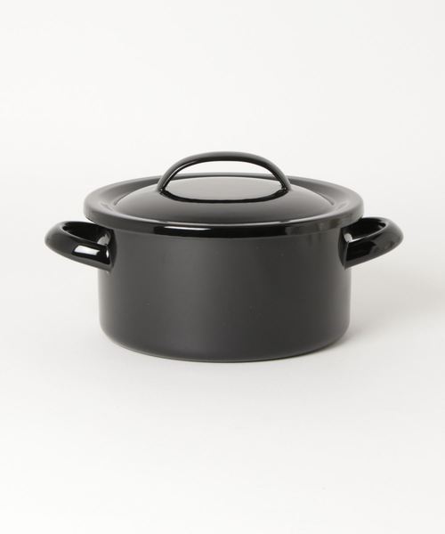 BEAMS JAPAN（ビームス　ジャパン）の「月兎印 / 琺瑯 キャセロール 19cm（鍋/フライパン・メンズ・ブラウン/レッド/オフホワイト/ブラック/ホワイト・ONE SIZE）」の6枚目の写真