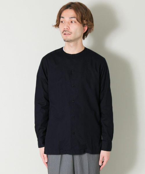 URBAN RESEARCH（アーバンリサーチ）の「UR スーピマカルゼノーカラーシャツ（シャツ/ブラウス・メンズ・ブルー系その他/カーキ・MEDIUM/LARGE）」の3枚目の写真