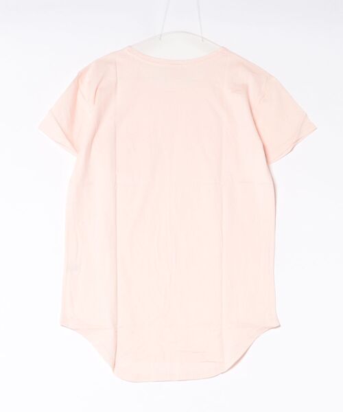 PARKS TOKYO SELECT(パークストウキョウセレクト)の「【BS】天竺ロング丈ポケット付きクルーネック半袖カットソー(Tシャツ/カットソー・メンズ・杢グレー/ブラック/ホワイト/ライトピンク・MEDIUM/LARGE)」の8枚目の写真