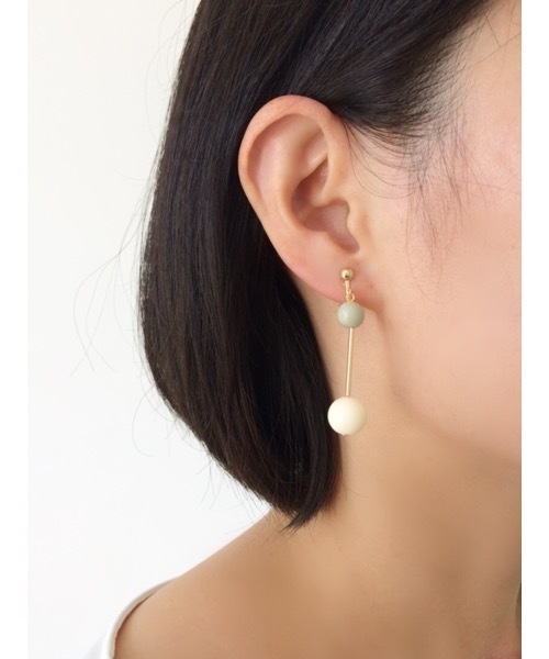 TONE SELECT GOODS(トーンセレクトグッズ)の「【Kodemari】beads mix12 イヤリング(イヤリング・レディース・その他・FREE)」の4枚目の写真