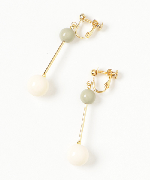 TONE SELECT GOODS(トーンセレクトグッズ)の「【Kodemari】beads mix12 イヤリング(イヤリング・レディース・その他・FREE)」の1枚目の写真