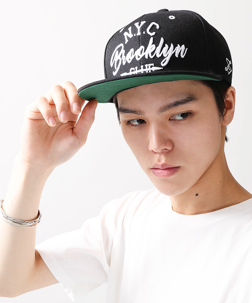 WEGO（ウィゴー）の「WEGO/BROOKLYNベースボールキャップ（キャップ・メンズ・ホワイト/ブラック/ネイビー・FREE）」の17枚目の写真