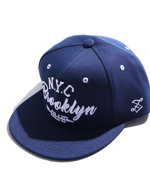 WEGO（ウィゴー）の「WEGO/BROOKLYNベースボールキャップ（キャップ・メンズ・ホワイト/ブラック/ネイビー・FREE）」の12枚目の写真