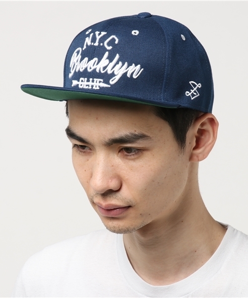 WEGO（ウィゴー）の「WEGO/BROOKLYNベースボールキャップ（キャップ・メンズ・ホワイト/ブラック/ネイビー・FREE）」の15枚目の写真