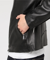 ✨未使用級✨ブルーレーベルクレストブリッジ ライダース ダブル レザー　ブラック 2025年最新】BLUE LABEL CRESTBRIDGE レザージャケット