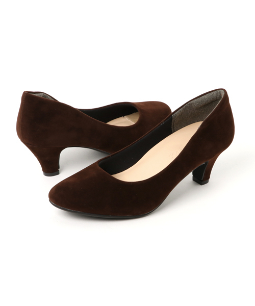 KOBE LETTUCE（コウベレタス）の「足が求めていた、理想のフィッティングパンプス！クッション入りラウンドトゥ5cmヒールパンプス/走れる/痛くない/レディースシューズ[I1400]/神戸レタス（パンプス・レディース・ピンク/ブラック/ライトベージュ/キャメル/ゴールド/グレー/ライトグレー/ワイン/ブラック系その他/ブラウン/レッド/ホワイト・L/S/LL/M/XL/3L）」の7枚目の写真