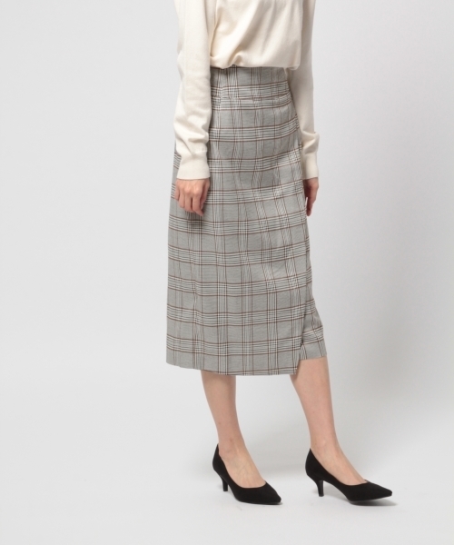 BLISS POINT（ブリスポイント）の「ストレッチアシメタイトスカート / 780687（スカート・レディース・その他2/その他1/ブラック/ライトグレー・LARGE/MEDIUM）」の12枚目の写真