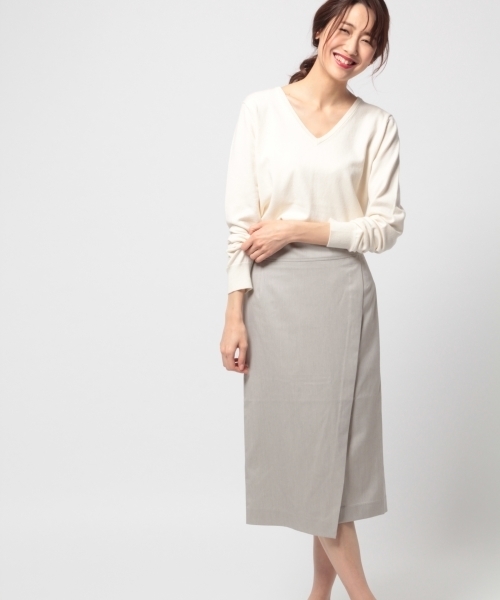 BLISS POINT（ブリスポイント）の「ストレッチアシメタイトスカート / 780687（スカート・レディース・その他2/その他1/ブラック/ライトグレー・LARGE/MEDIUM）」の16枚目の写真