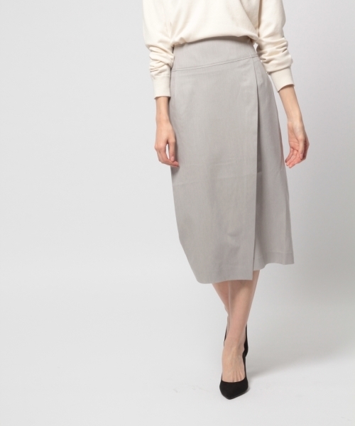 BLISS POINT（ブリスポイント）の「ストレッチアシメタイトスカート / 780687（スカート・レディース・その他2/その他1/ブラック/ライトグレー・LARGE/MEDIUM）」の8枚目の写真