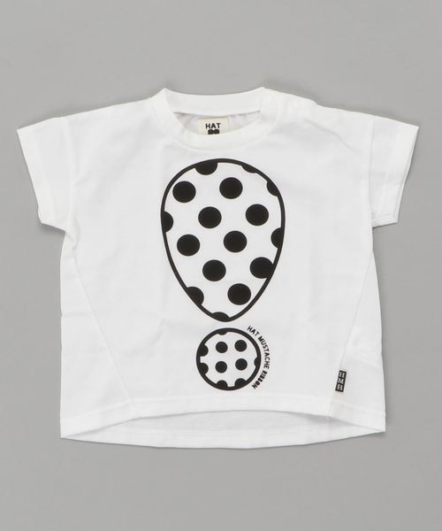 Hat Mustache Ribbon ハットマスタッシュリボン の ビックリマークデザインtシャツ Tシャツ カットソー Wear