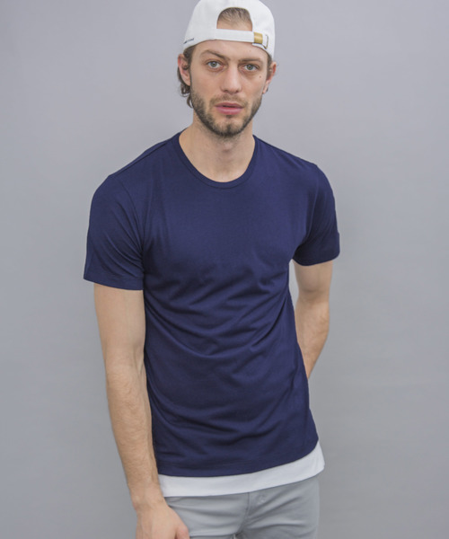 NUMBER (N)INE(ナンバーナイン)の「【NUMBER (N)INE】別注プレミアムコットンUネックTシャツ(Tシャツ/カットソー・メンズ・ホワイト/ブラック/ネイビー/トップグレー/ライトイエロー・1/2/3)」の1枚目の写真