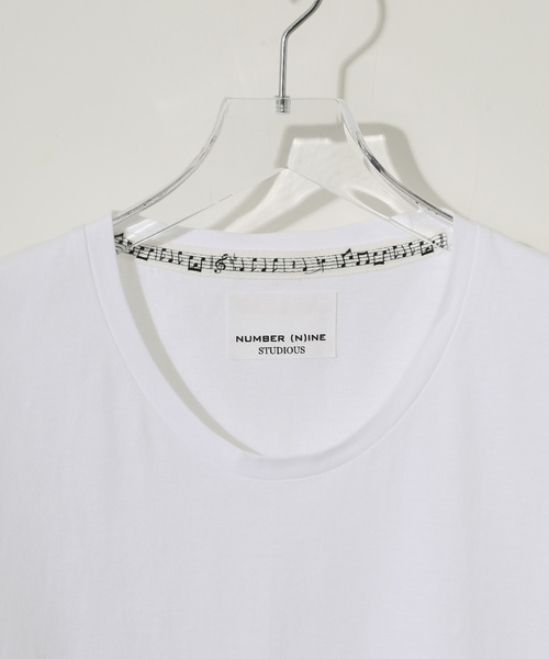 NUMBER (N)INE(ナンバーナイン)の「【NUMBER (N)INE】別注プレミアムコットンUネックTシャツ(Tシャツ/カットソー・メンズ・ホワイト/ブラック/ネイビー/トップグレー/ライトイエロー・1/2/3)」の14枚目の写真