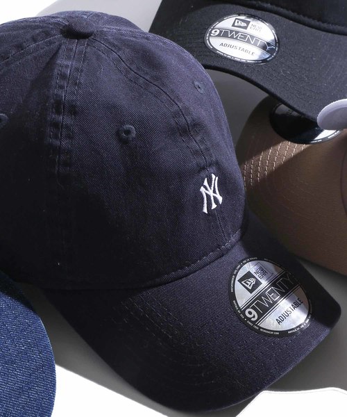 NEW ERA（ニューエラ）の「∴WEGO/NEW ERA別注ミニロゴ9TWENTYキャップ（キャップ・メンズ・ブラック/ホワイト/ダークインディゴブルー/ベージュ/ネイビー/レッド/パープル・FREE）」の5枚目の写真