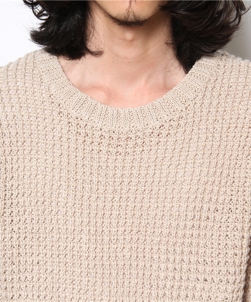BEAMS(ビームス)の「○KINO S/SニットP/O(ニット/セーター・メンズ・ナチュラル・SMALL/MEDIUM/LARGE)」の5枚目の写真