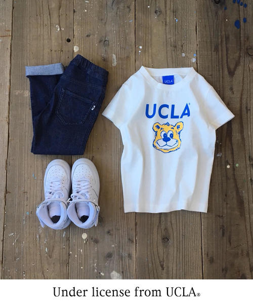 coen(コーエン)の「【2018FW新作・WEB限定・新色ネイビー追加・coen キッズ / ジュニア】USAコットンカレッジプリントTシャツ(100(Tシャツ/カットソー・キッズ・オフホワイト/ネイビー・120/150/100/110/130/140)」の7枚目の写真