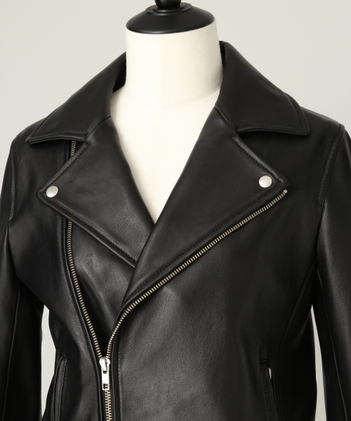LOWRYS FARM(ローリーズファーム)の「ラムレザーライダース 809264(ライダースジャケット・レディース・ブラック・MEDIUM/LARGE)」の5枚目の写真