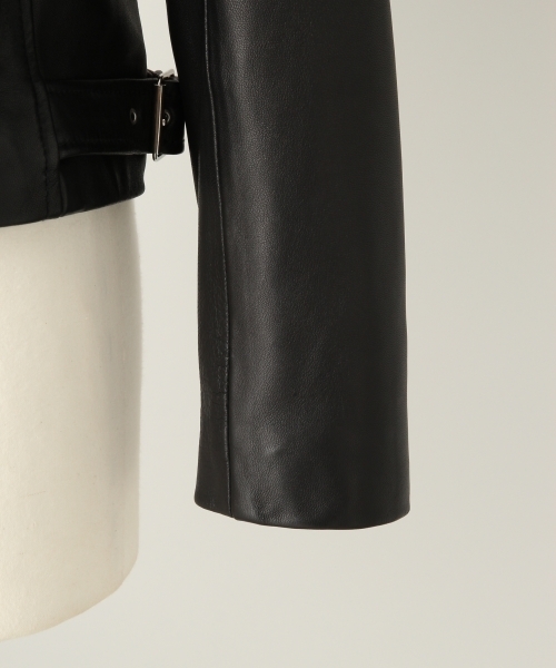 LOWRYS FARM(ローリーズファーム)の「ラムレザーライダース 809264(ライダースジャケット・レディース・ブラック・MEDIUM/LARGE)」の9枚目の写真