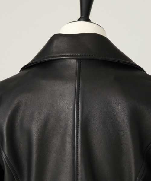 LOWRYS FARM(ローリーズファーム)の「ラムレザーライダース 809264(ライダースジャケット・レディース・ブラック・MEDIUM/LARGE)」の12枚目の写真