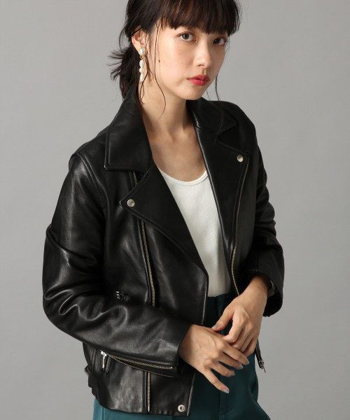 LOWRYS FARM（ローリーズファーム）の「ラムレザーライダース 809264