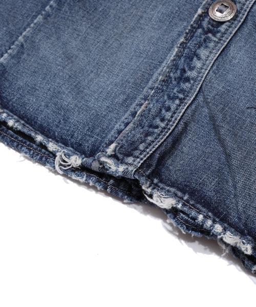 TMT（ティーエムティー）の「【「ハラスメントゲーム」迫田孝也さん着用】SCAR-STITCH DENIM SHIRTS（シャツ/ブラウス・メンズ・インディゴブルー/ライトインディゴブルー/ブラック・SMALL/MEDIUM/LARGE/X-LARGE）」の10枚目の写真