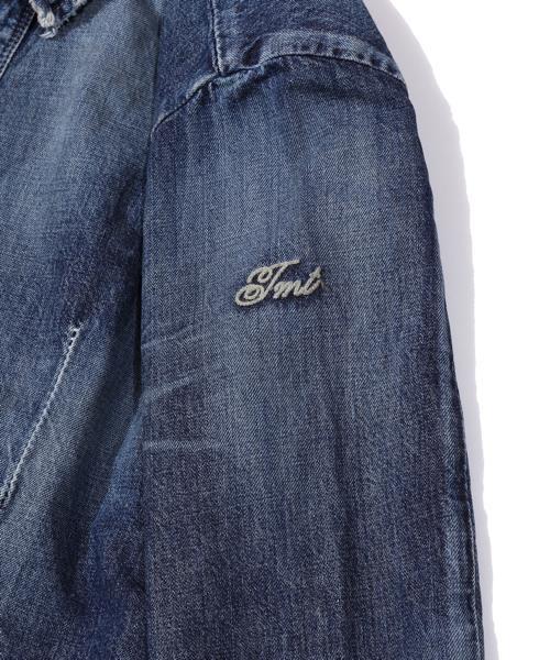 TMT（ティーエムティー）の「【「ハラスメントゲーム」迫田孝也さん着用】SCAR-STITCH DENIM SHIRTS（シャツ/ブラウス・メンズ・インディゴブルー/ライトインディゴブルー/ブラック・SMALL/MEDIUM/LARGE/X-LARGE）」の11枚目の写真
