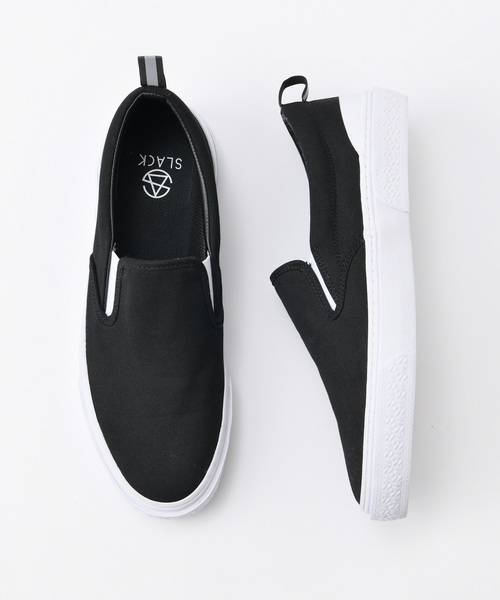 Slack スラックフットウェア の Slack スラック Calmer Es Slip On キャンバススリッポン スニーカー Wear