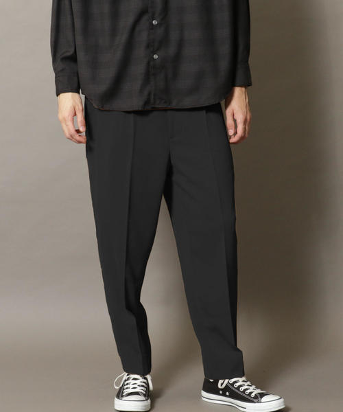 BEAUTY&YOUTH UNITED ARROWS（ビューティーアンドユースユナイテッドアローズ）の「BY トリコチン 1P ルーズパンツ о（スラックス・メンズ・ベージュ/ブラック・MEDIUM/SMALL/LARGE/X-LARGE）」の12枚目の写真