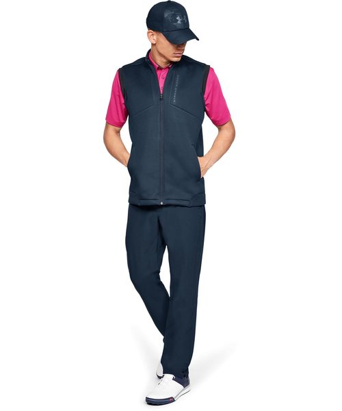 ※送料無料※ UNDER ARMOUR GOLF アンダーアーマー ゴルフ メンズ UAストームデイトナベスト フルジップ サイズM 古着 囗G■ セール】UAストームデイトナベスト(ゴルフ/ベスト/MEN)[1317343