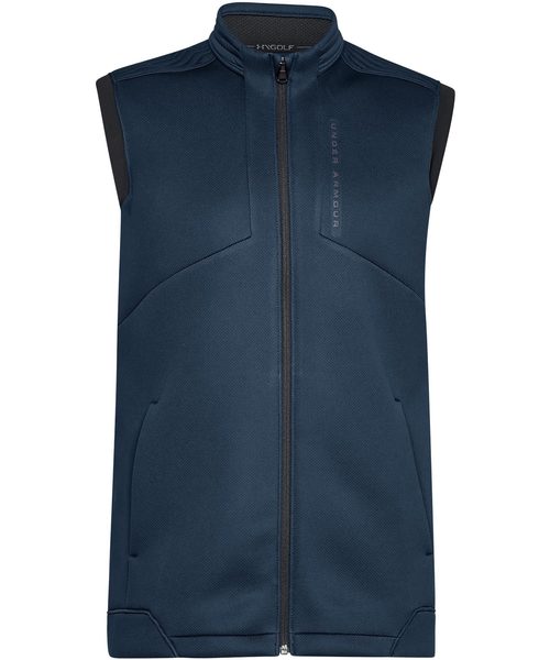UNDER ARMOUR（アンダーアーマー）の「UAストームデイトナベスト(ゴルフ/ベスト/MEN)[1317343]（ベスト・メンズ・ダークインディゴブルー/ホワイト×ブラック/ブラック・XL/XXL/LG/SM/MD）」の6枚目の写真