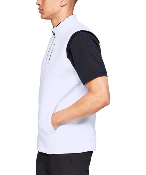 ※送料無料※ UNDER ARMOUR GOLF アンダーアーマー ゴルフ メンズ UAストームデイトナベスト フルジップ サイズM 古着 囗G■ セール】UAストームデイトナベスト(ゴルフ/ベスト/MEN)[1317343