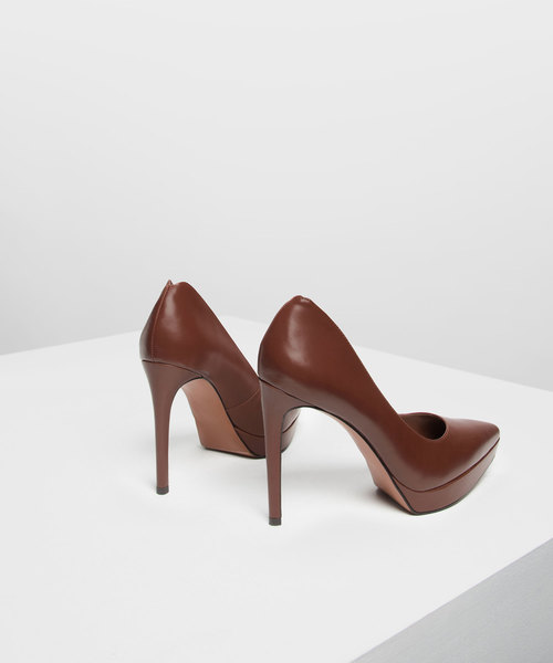CHARLES & KEITH(チャールズ & キース)の「ポインテッドプラットフォームパンプス / Pointed Platform Pumps(パンプス・レディース・ブラック/グレー・22.5cm/23cm/23.5cm/24.5cm/25cm)」の17枚目の写真