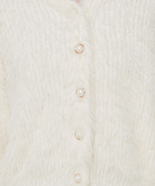one after another NICE CLAUP(ワンアフターアナザーナイスクラップ)の「【WEB STORE限定】フェザーカーディガン(カーディガン/ボレロ・レディース・オフホワイト/サックスブルー/モカ/ピンク系その他・FREE)」の17枚目の写真