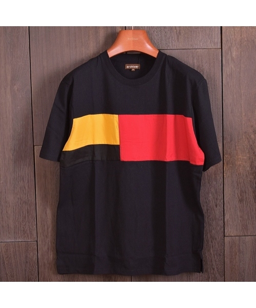 ARCHIVER(アーカイバ)の「【Bl】切替ビッグT(Tシャツ/カットソー・レディース・ホワイト/ブラック/ネイビー/グレー・MEDIUM/LARGE)」の7枚目の写真