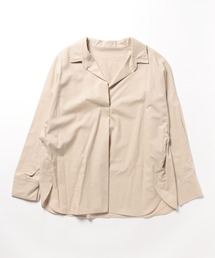 And A | And A アンドエー / ドロップショルダー Vネックシャツ スキッパーブラウス(シャツ/ブラウス)