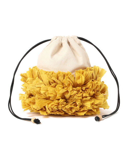 Ray BEAMS（レイビームス）の「Lilas Campbell / キャンバス フラワー バッグ（ショルダーバッグ・レディース・ピンク/イエロー・ONE SIZE）」の12枚目の写真