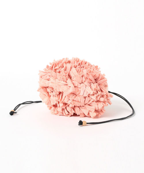 Ray BEAMS（レイビームス）の「Lilas Campbell / キャンバス フラワー バッグ（ショルダーバッグ・レディース・ピンク/イエロー・ONE SIZE）」の7枚目の写真