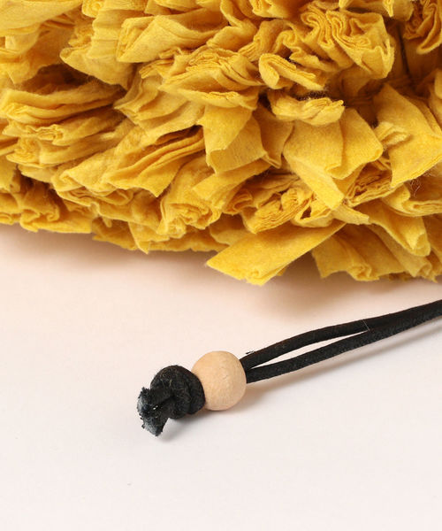 Ray BEAMS（レイビームス）の「Lilas Campbell / キャンバス フラワー バッグ（ショルダーバッグ・レディース・ピンク/イエロー・ONE SIZE）」の6枚目の写真