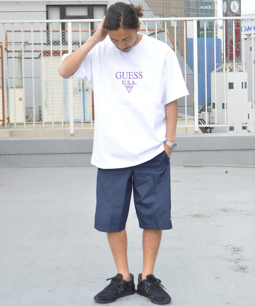 ROOPTOKYO(ループトウキョウ)の「Guess Green Label/ゲスグリーンレーベル Guess USA Tee(Tシャツ/カットソー・メンズ・ホワイト/ブラック/パープル・M/L/XL)」の12枚目の写真